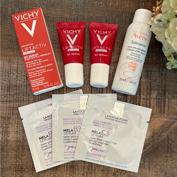 NEW Vichy LIFTACTIV B3 Serum, La Roche-Posay MELA B3 Serum & Avene CLEANSER! - Picture 1 of 7